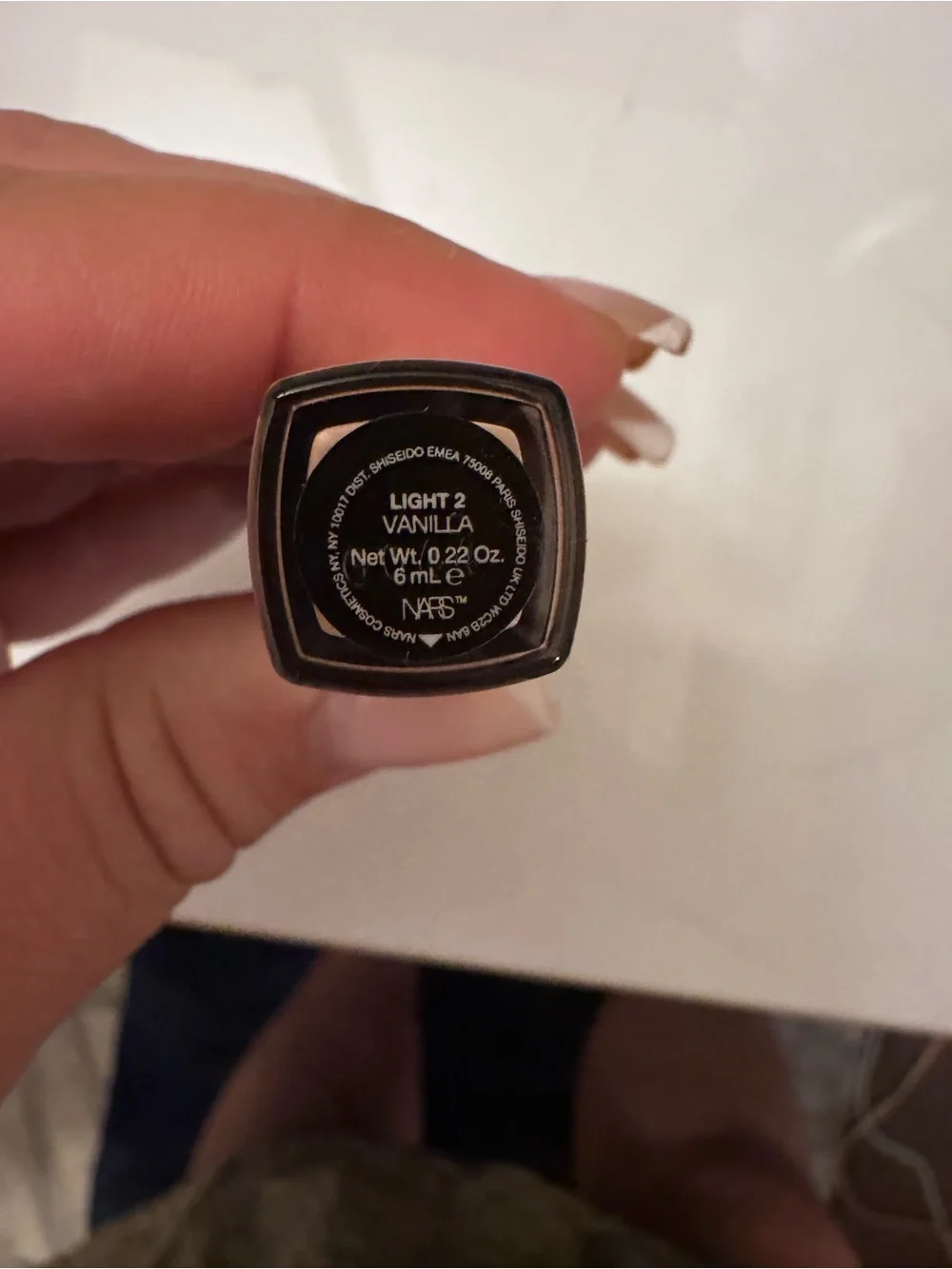 NARS Concealer - Light 2 Vanilla (Black Packaging)